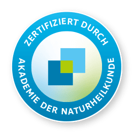 Zertifiziert durch die Akademie der Naturheilkunde